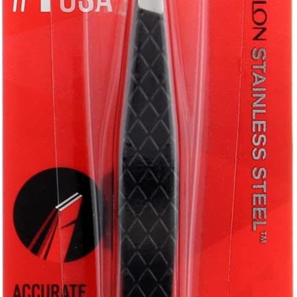 Revlon Stainless Steel Slant Tweezer for Accurate Tweezing NEW IN BOX